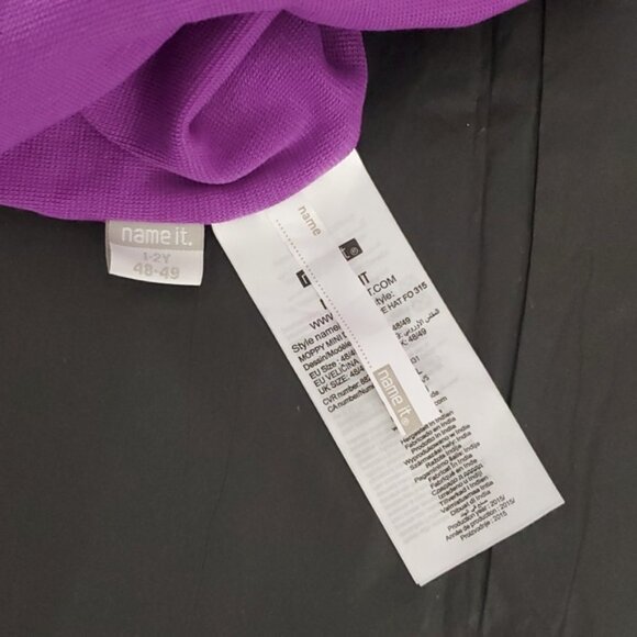 NAME IT Brand New Lightweight "Moppy" Hat 1-2Y - Picture 6 of 10